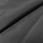 Schwarzes 5MM Gitter einfache Kohlenstoff-Faser ESD TC des Gewebe-65% Polyester-33% der Baumwolle2%