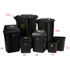 Schwarzer antistatischer elektrostatischer Abfall-Plastikbehälter des Cleanroom-Werkzeugkasten-Abfalleimer-/ESD