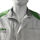 Lintfreier Reißverschluss Polyester Baumwolle TC Stoff Arbeitsbekleidung ESD Antistatische Jacke Mantel für Labor