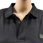 Reinraum Sicherheit Arbeit Tragen Sie Baumwolle Kohlenstofffaser ESD Anti-statische Polo-T-Shirt