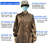 Antistatische Arbeitsuniformen, sichere ESD-Bedeckungswäsche für Reinraumbekleidung
