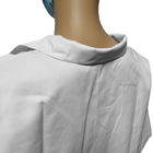 Staubdichte ESD-Arbeitsbekleidung Spandex-Manschetze Polyester Lint-freies Laborsmok für den Reinraum