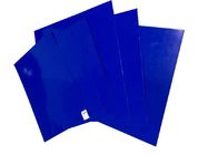 Blaues PET klebrige Wegwerfmatten 30 Schichten Peelable für Cleanroom-Tür-Eingang