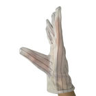 M / L gleiten nicht Palmen-statische Antihandschuhe mit der 10mm Polyester-gestreiften Hand zurück
