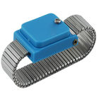 1 sicheres silbernes schwarzes blaues Metalldrahtloses antistatisches Handgelenk-Band Meg Ohm Resistors ESD