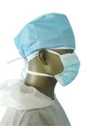 Der Doktor-Tie On Disposable Bouffant chirurgisches Gewicht 25GSM Kappen-Größen-64X15 cm
