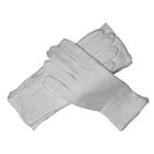 100 Prozent-weiße Baumwollhandschuhe in hohem Grade Stretchable für staubfreie Plätze