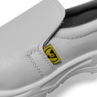 Antistatische weiße Stahl-Toe Breathable Safety Shoe ESD antistatische Schuhe Cleanroom ESD