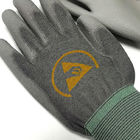 Ergonomischer Antibeleg ESD-passte antistatische PU-Palme Handschuhe