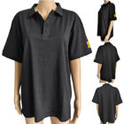 Sichere Kleidungs-antistatisches Unisex Baumwoll-Polo Shirts ESD für Cleanroom-Labor