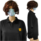 Cleanroom waschbarer statischer AntiPolo Shirts Long Sleeve PLUS Größen