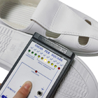 Weiße staubfreie waschbare ESD-Sicherheits-Schuhe mit PVCantibeleg-Sohle