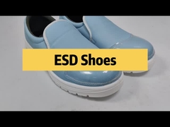 Reinraum ESD Antistatische Sicherheitsschuhe Blaue Stahlzähne Atemberaubende Antistatische Schuhe