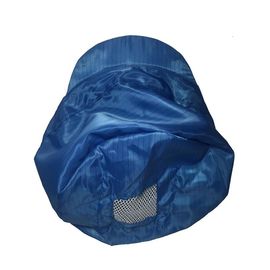 Blaue Farbestatische ESD-Masken-Antikappen-elastisches Band um Mesh Open On Top