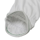 Weiße weiche waschbare Polyester-Arbeits-Handschuhe fusselfrei