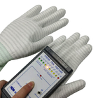 Cleanroom-Polyester-Kohlenstoff-Faser ESD-statische AntipU beschichtete die industriellen Handschuhe