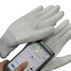 Polyester beschichtete statische PU-Antipalme ESD-Handschuhe für elektronische Industrie