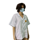 2.5mm Sticheleien-T-Shirt industrielle Arbeits-Kleidung für den Cleanroom ESD antistatisch