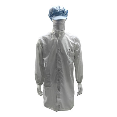 98% Polyester + 2% Kohlenstofffaser 5mm Gitter ESD Antistatischer Sicherheitsmantel Atmungsschutz