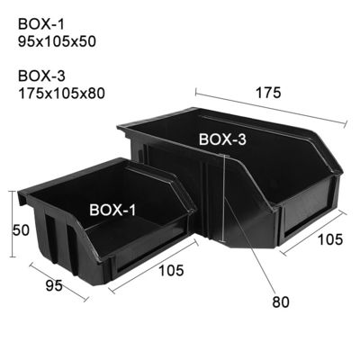 Lint Free ESD Parts Storage Bin für industrielle Verwendung für Elektronik