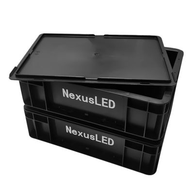 Elektronische antistatische Box SMT-Rack Schwarze PCB-Verpackung Speicherkomponente Behälter Kunststofffach ESD antistatische Box