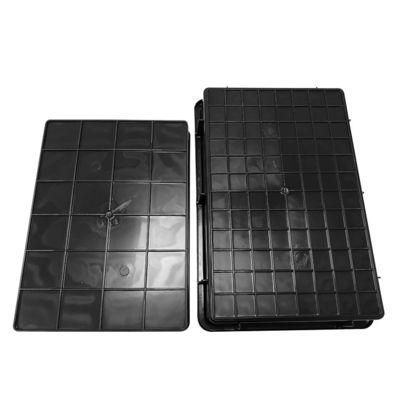 ESD-PCB-Träger Verdickter PP-Plastik-antistatischer Speicher-Träger Schwarzer ESD-Verpackung Blister