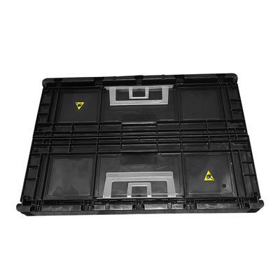 Faltbare elektronische Komponenten Behälterbox Antistatische Box Behälter Paletten Plastik-PCB-ESD-Speicherbox