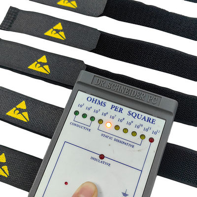 ESD Anti-statischer IC-Gurt Nylon-Anti-statischer Umkehrschnalle-Gurt Elektronisches Produkt gebündelt