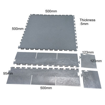 ESD-PVC-Bodenfliesen mit Verriegelung ESD-Bodenmatte