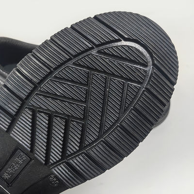 Unisex Schuhen für Bauarbeiter mit niedrigem Schnitt aus Stahl Mittelsohl Gummi-Stahl-Zehen Leder-Oberschuhen