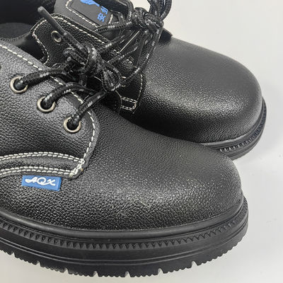 Unisex Schuhen für Bauarbeiter mit niedrigem Schnitt aus Stahl Mittelsohl Gummi-Stahl-Zehen Leder-Oberschuhen