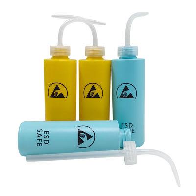 500 ml ESD Antistatische Waschflasche Kunststoff-Squeeze-TypAlkohol-Dispenser Anti-statischer Klebe-Dispenser für den ESD-Sicherbereich