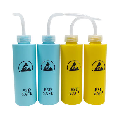 500 ml ESD Antistatische Waschflasche Kunststoff-Squeeze-TypAlkohol-Dispenser Anti-statischer Klebe-Dispenser für den ESD-Sicherbereich