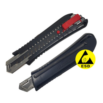 18mm Großformat ESD-Antistatisches Messer/Reinigungsraum-Büro-Antistatisches Schachtel-Rostfreier-Schneider/ESD-Messer