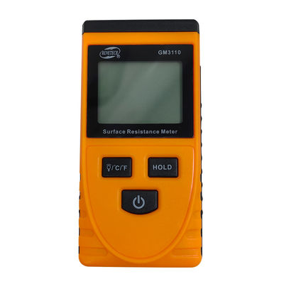 GM3110 Oberflächenwiderstandstester Hochpräzisions-Portable Isolationswiderstandstester Elektrostatischer Detektor