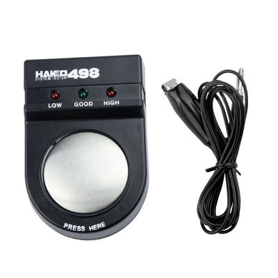 110*72*40mm Schwarz 498 Sicherheitsmesser ESD Handgelenkband Gurt Tester für EPA-Bereiche