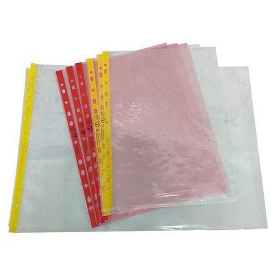 11 Löcher Rosa oder Gelb Reinraum Aktenbeutel A4 A3 Staubfreier ESD-Anti-statischer Dokumentenbeutel
