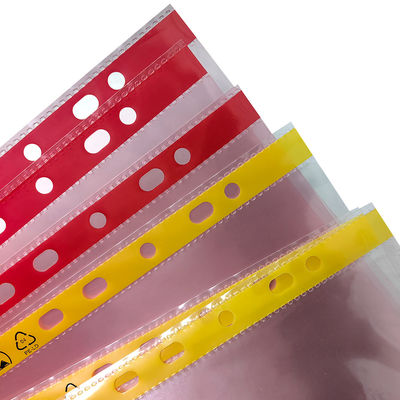 11 Löcher Rosa oder Gelb Reinraum Aktenbeutel A4 A3 Staubfreier ESD-Anti-statischer Dokumentenbeutel
