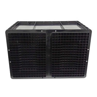 600*400*230mm Schwarze ESD Antistatische Kunststoffbox Elektronische Teile Box Antistatische Box für die Elektronikindustrie