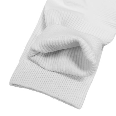 Hochwertige weiße Staubfreie Baumwolle Schweiß absorbierende antibakterielle Socken Reinraumsocken mit elastischem Verschluss