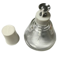 100% Metallpumpe ESD-Verpackungsmaterial-lösliche Zufuhr-Alkohol-Flaschen-Glasgröße 180ML
