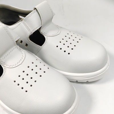 Weiße PU-Sohle ESD Anti-statische Anti-Schlag Arbeitsschutz Schuhe Atmungstechnische Anti-statische Stahl-Zehen Sicherheitsschuhe
