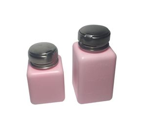 Weißes blaues Rosa ESD-Zufuhr HDPE lösliche Zufuhr-Presse-Flasche