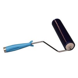 Wegwerfcleanroom-klebendes klebriges Rollen-Fussel-Rollen-Blau 10 Zoll-Stärke 50 Mikrometer