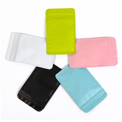 Matte selbstversiegelnde Tasche Feste Farbe Doppelseitige undurchsichtige versiegelte Tasche Aluminiumfolie Verpackungstasche
