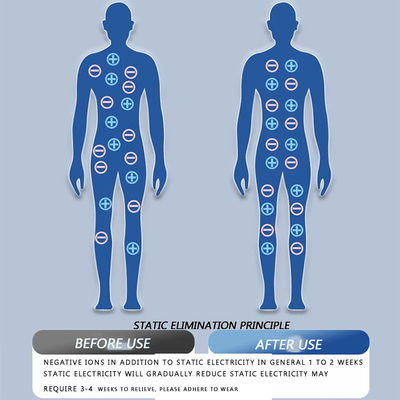 Verstellbares Anti-statisches Armband Verbessern Sie den Schlaf Silikon-statisches Armband Balance Energie wasserdichtes Anti-statisches Armband Anti-statisches Armband