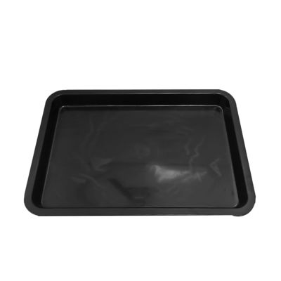 530x365x43mm ESD Antistatische Quadratschüsseln Schwarz Kunststoff Rechteckig Flaches ESD Schüsseln ESD Elektronischer Kreis Drehtisch