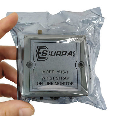 Anti-statische Handgelenkband Online-Überwachungsinstrument SURPA 518-1 statische Ring Erdung automatischer Alarm Tester