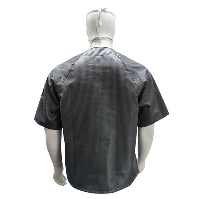 Graue Sommerjacke mit kurzem Ärmel