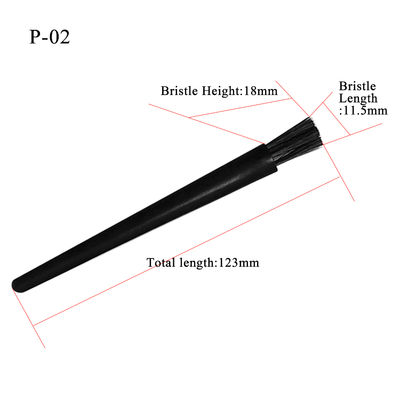 ESD-Antistatikbürste, klein, Kohlefaser, industrielle Reinigung, antistatische Bürste